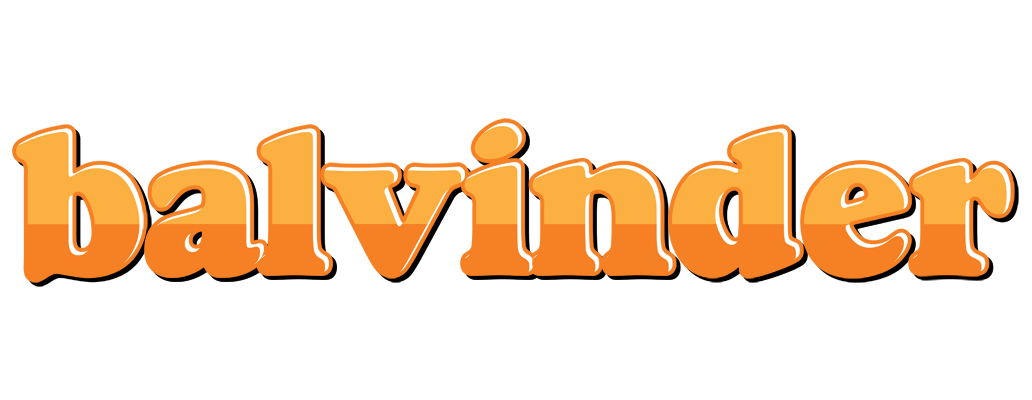 Balvinder orange logo