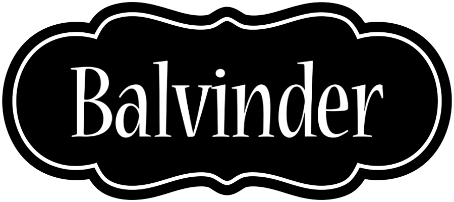 Balvinder welcome logo