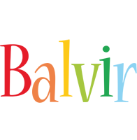 Balvir birthday logo