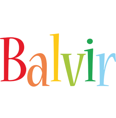 Balvir birthday logo
