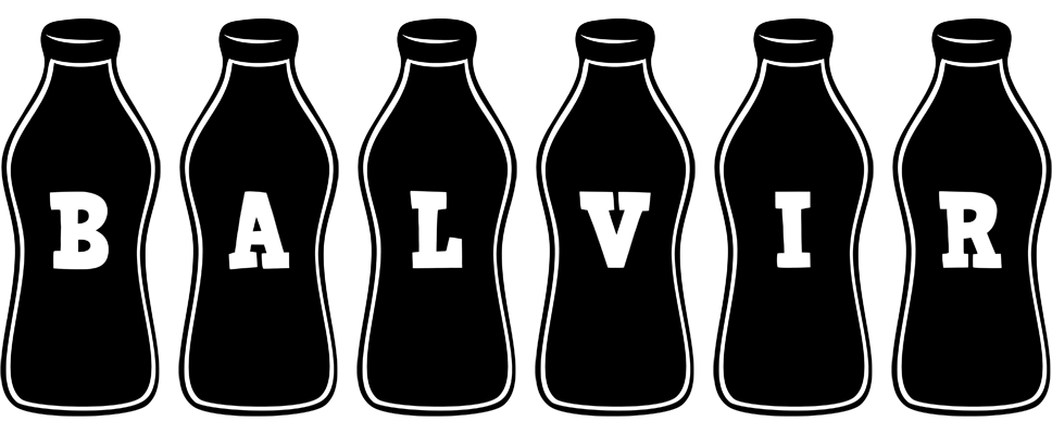 Balvir bottle logo