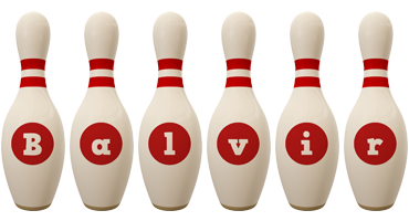 Balvir bowling-pin logo