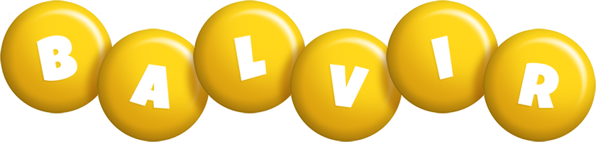 Balvir candy-yellow logo