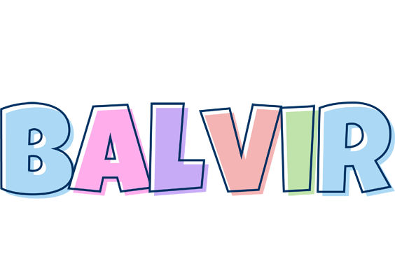 Balvir pastel logo