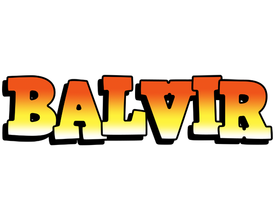 Balvir sunset logo