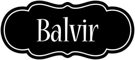 Balvir welcome logo