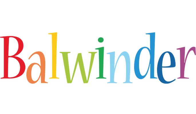 Balwinder birthday logo