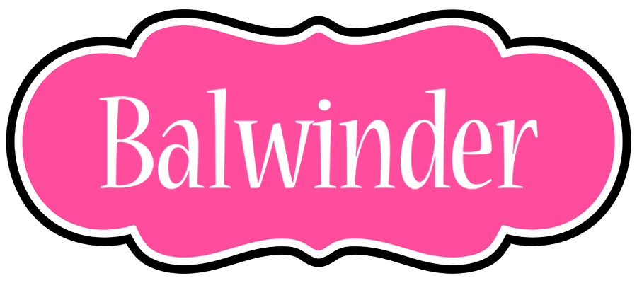 Balwinder invitation logo