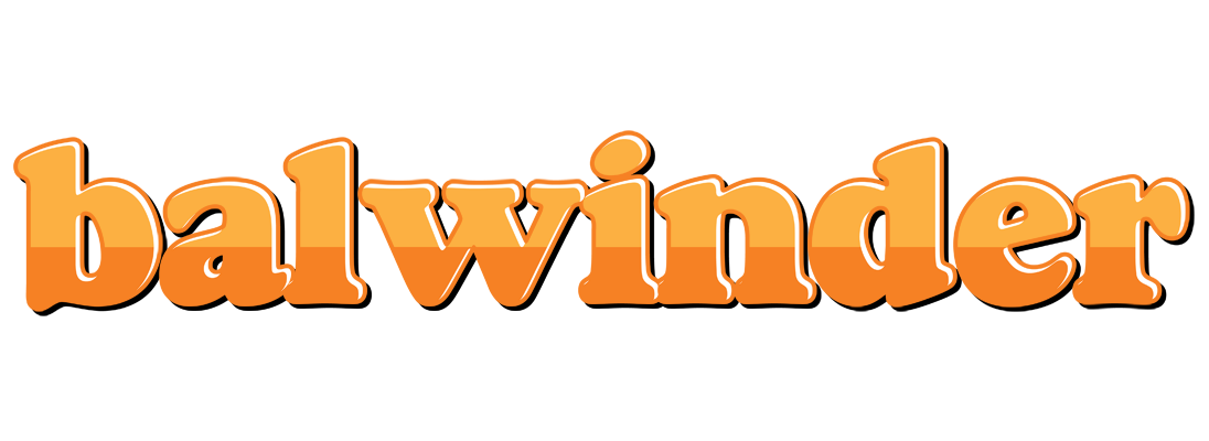 Balwinder orange logo