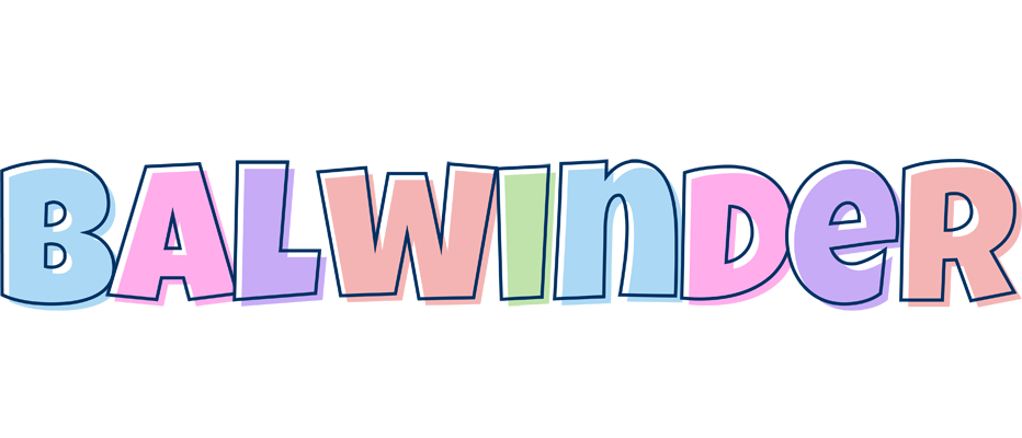 Balwinder pastel logo