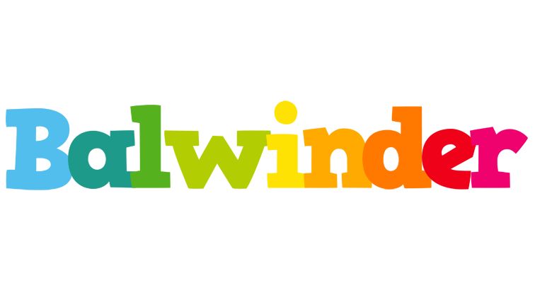 Balwinder rainbows logo