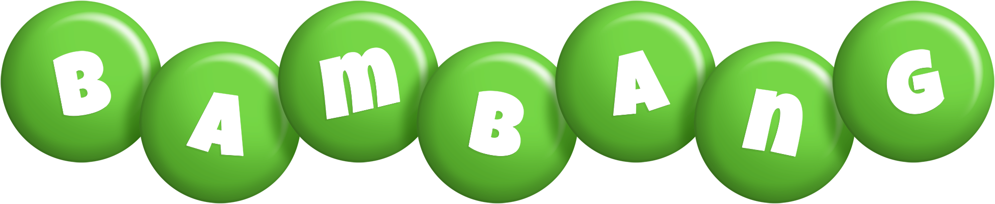 Bambang candy-green logo