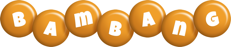 Bambang candy-orange logo