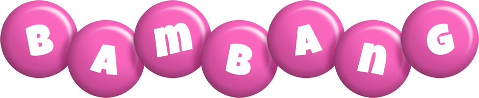 Bambang candy-pink logo