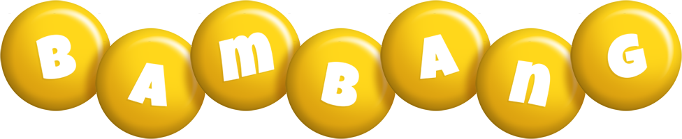Bambang candy-yellow logo