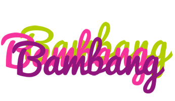 Bambang flowers logo