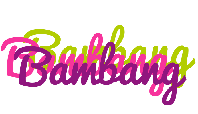Bambang flowers logo