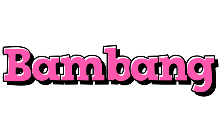 Bambang girlish logo