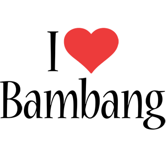 Bambang i-love logo