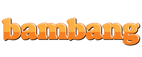 Bambang orange logo