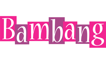 Bambang whine logo