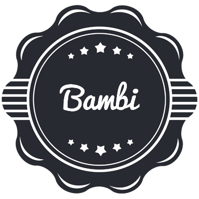 Bambi badge logo
