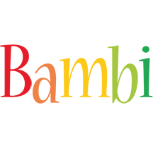 Bambi birthday logo