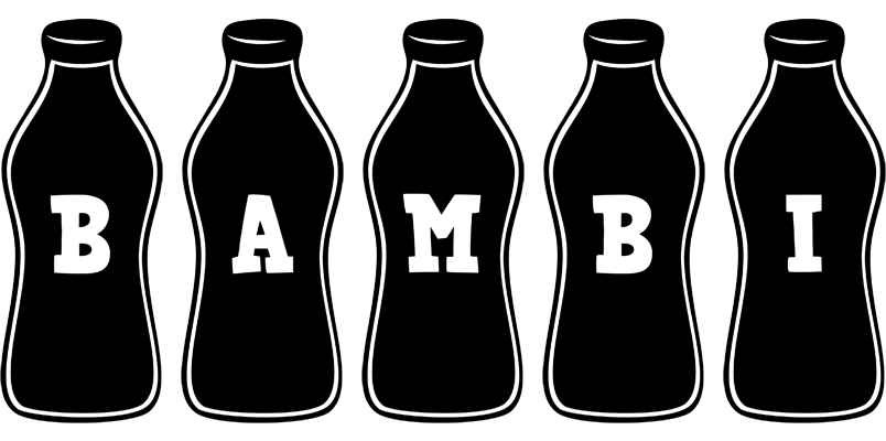 Bambi bottle logo