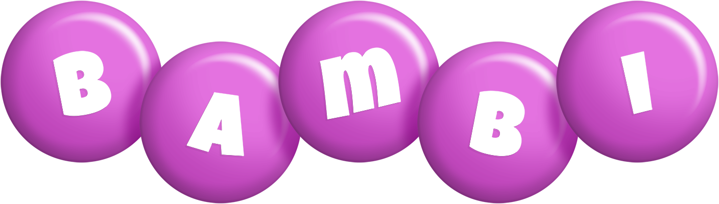 Bambi candy-purple logo