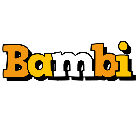 Bambi cartoon logo