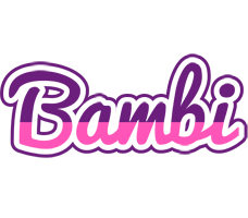 Bambi cheerful logo
