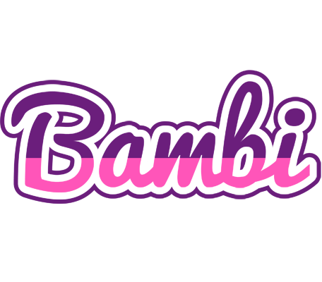 Bambi cheerful logo
