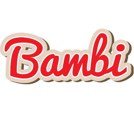 Bambi chocolate logo