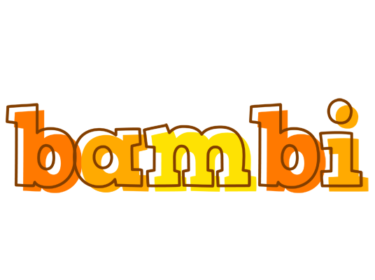Bambi desert logo