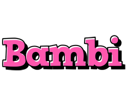 Bambi girlish logo