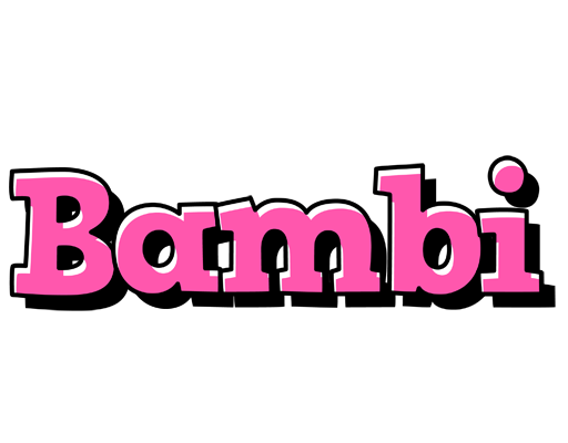 Bambi girlish logo