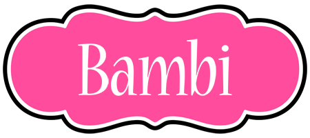 Bambi invitation logo