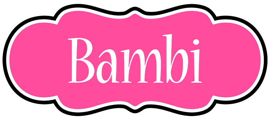 Bambi invitation logo