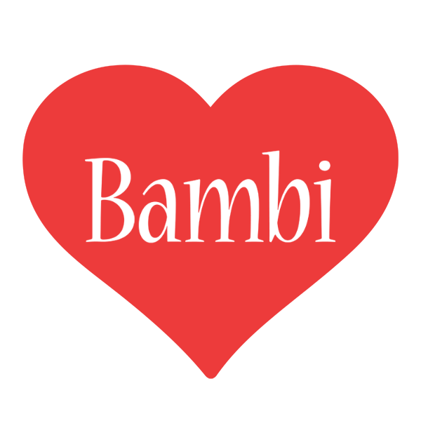 Bambi love logo
