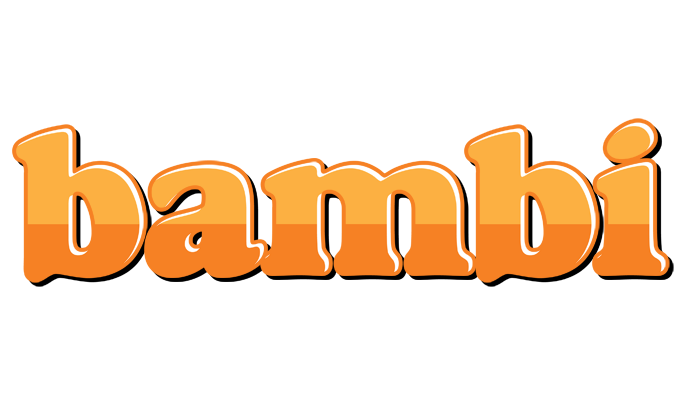Bambi orange logo