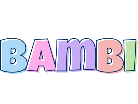 Bambi pastel logo