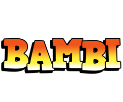 Bambi sunset logo