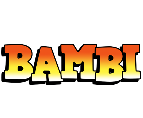 Bambi sunset logo