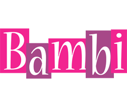 Bambi whine logo