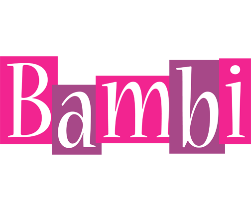 Bambi whine logo