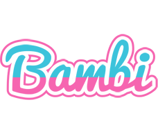 Bambi woman logo