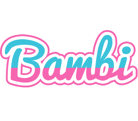 Bambi woman logo