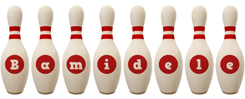 Bamidele bowling-pin logo