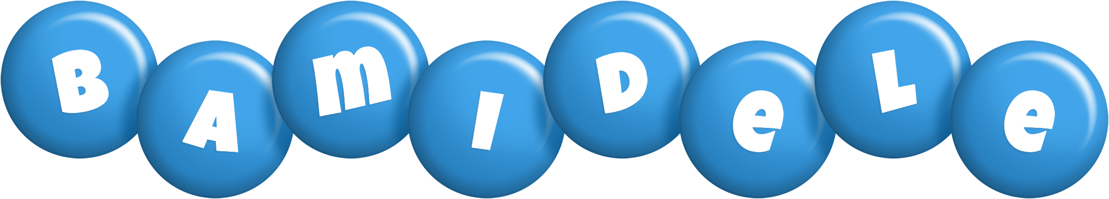 Bamidele candy-blue logo