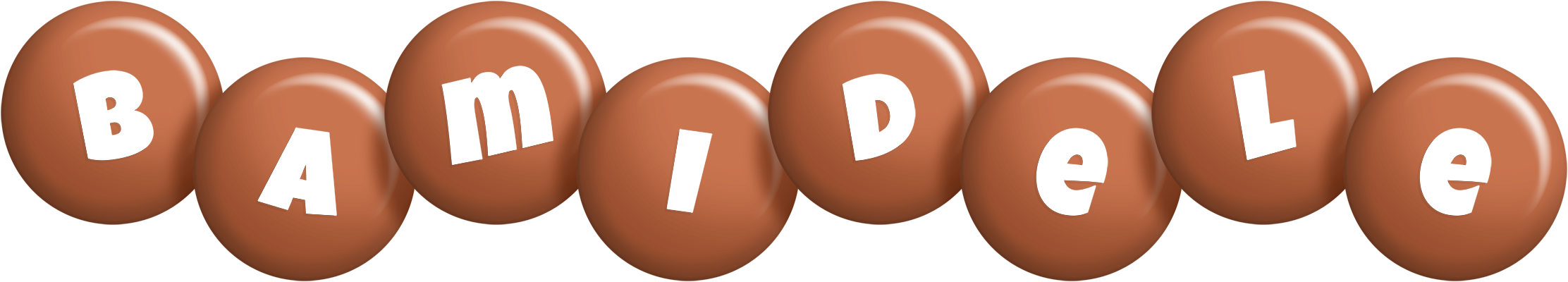 Bamidele candy-brown logo